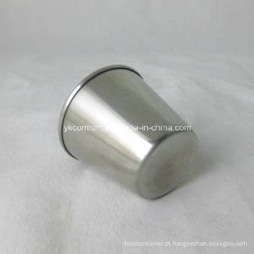 Copo de vidro de metal para vinho 2oz